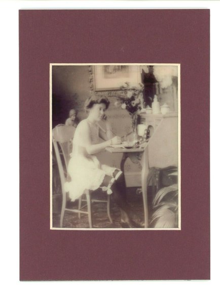 Her Private Secretary 1900 Stereoview 3-d Photo Reprint‎ Stereographic Arts 5x7 - Picture 1 of 2